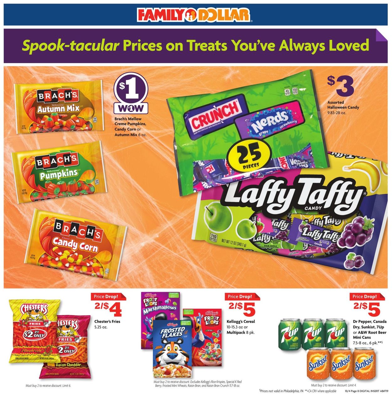 Family Dollar Ad from 10/04/2020
