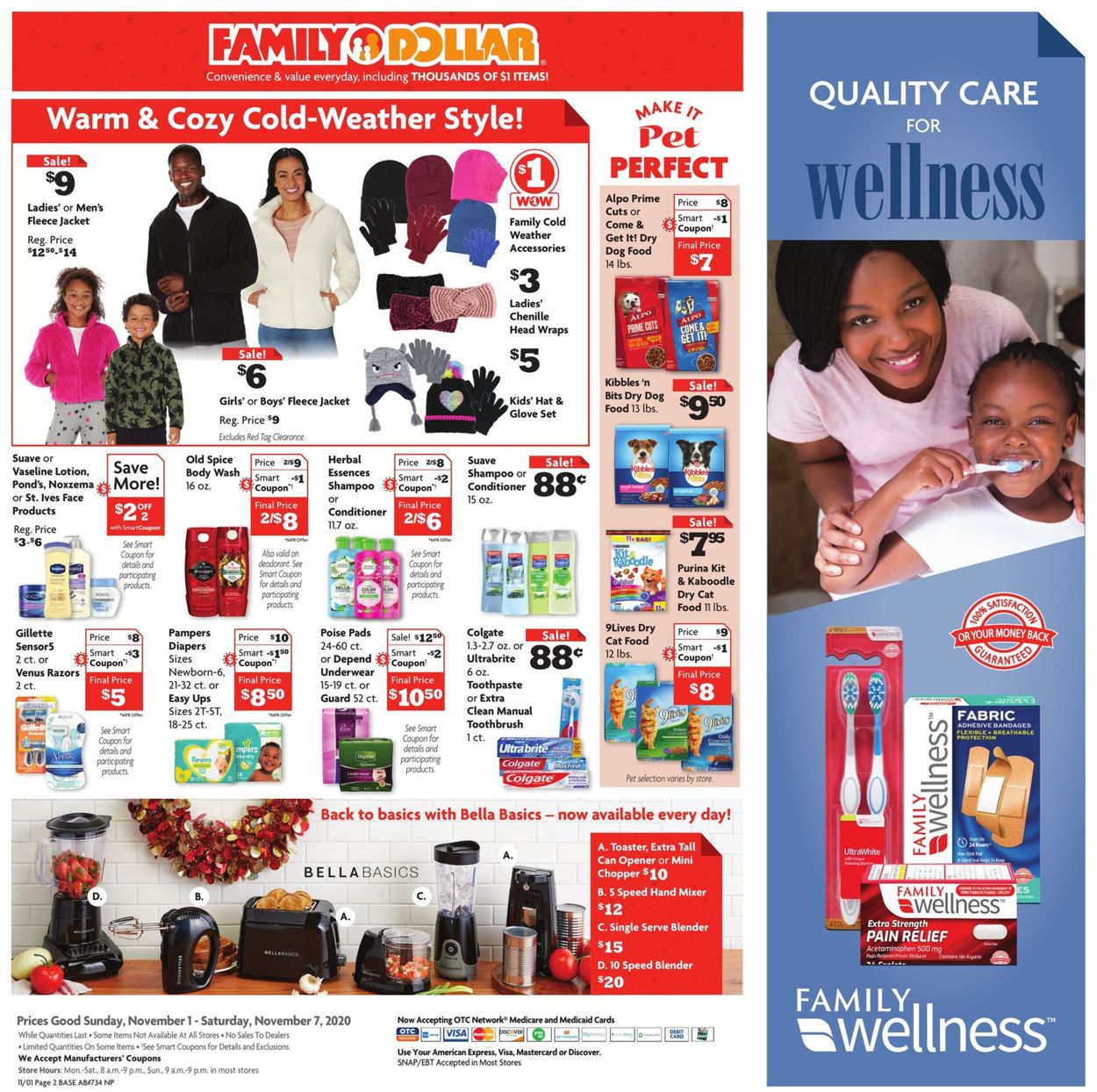 Family Dollar Ad from 11/01/2020