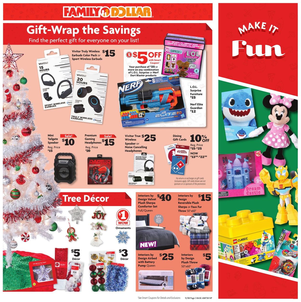 Family Dollar Ad from 11/08/2020