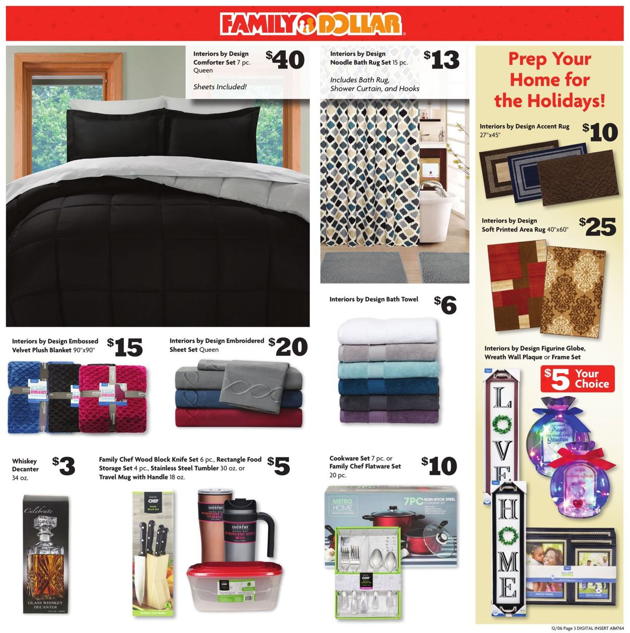 Family Dollar Ad from 12/06/2020