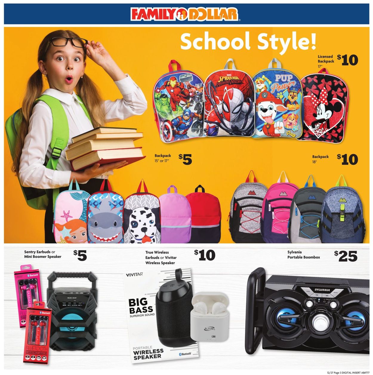 Family Dollar Ad from 12/27/2020