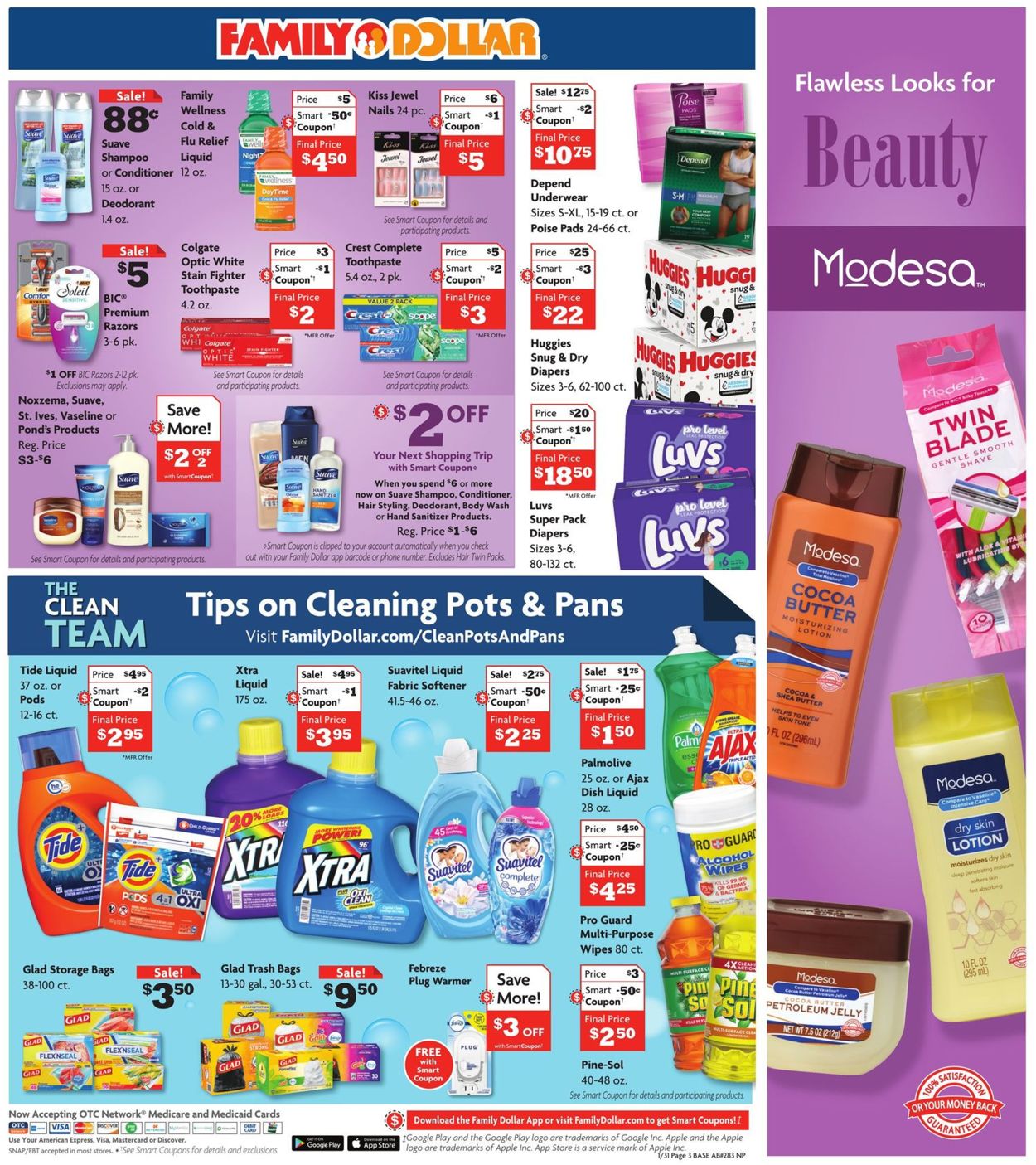 Family Dollar Ad from 01/31/2021