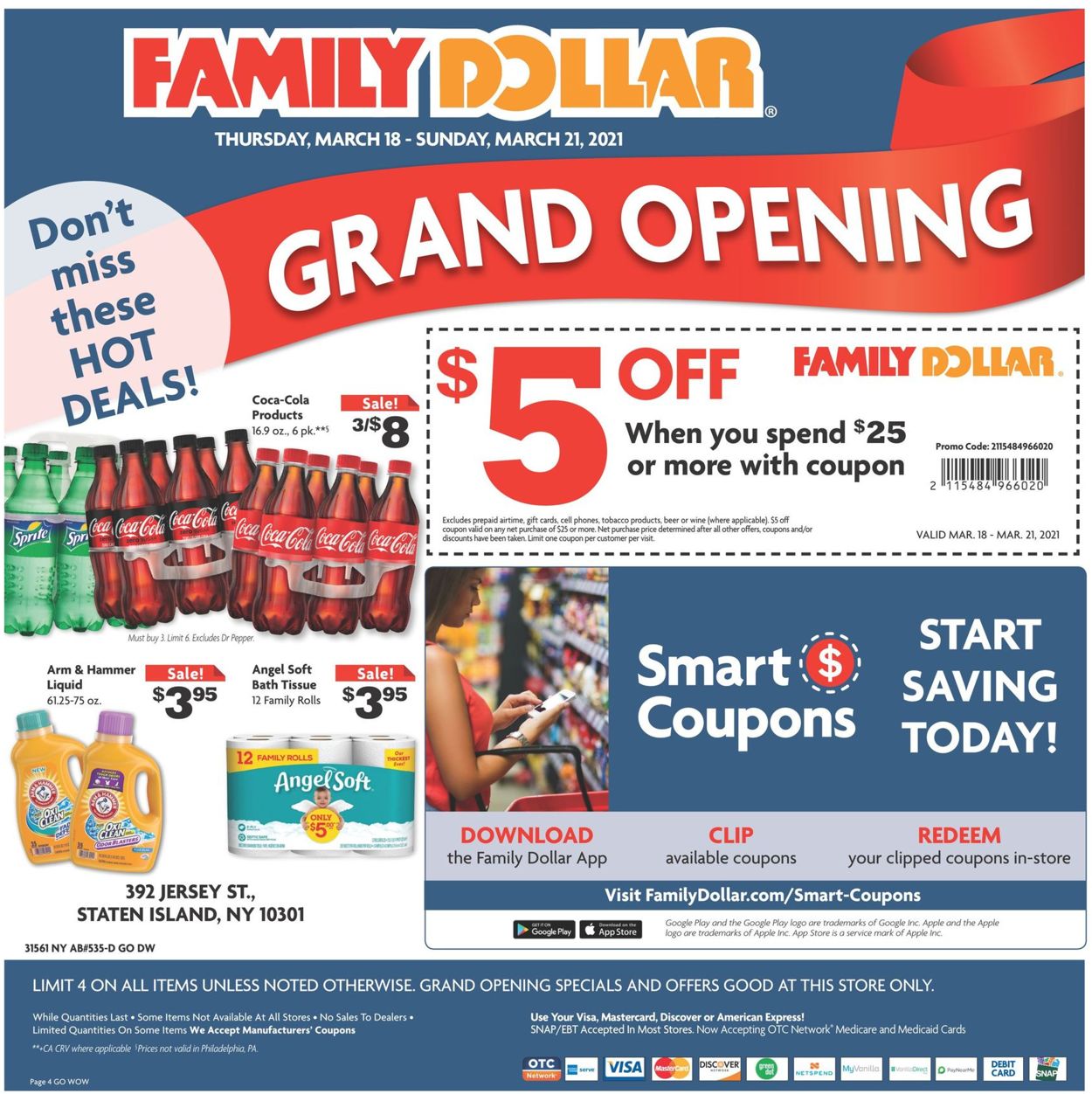 Family Dollar Ad from 03/18/2021