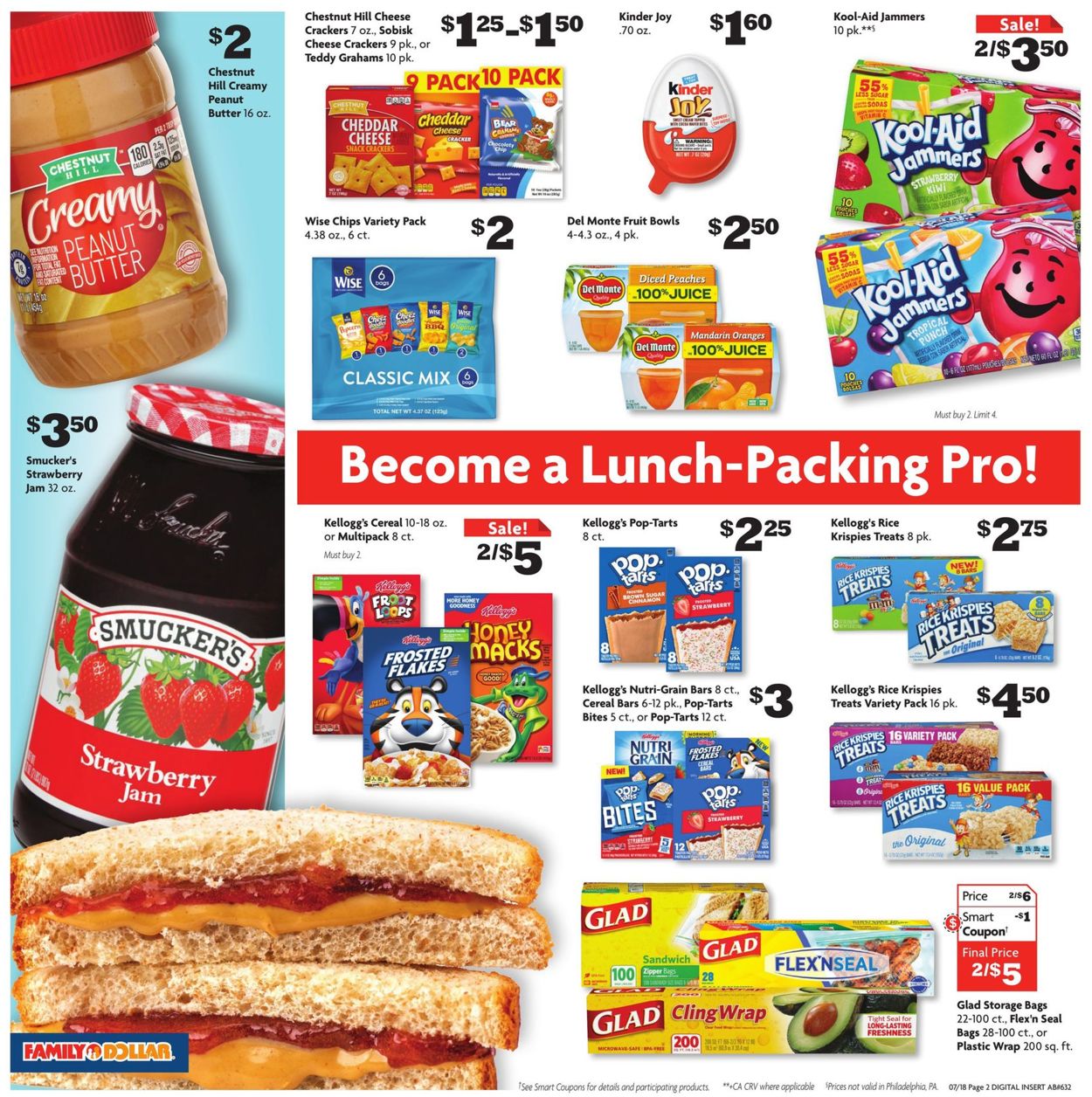 Family Dollar Ad from 07/18/2021