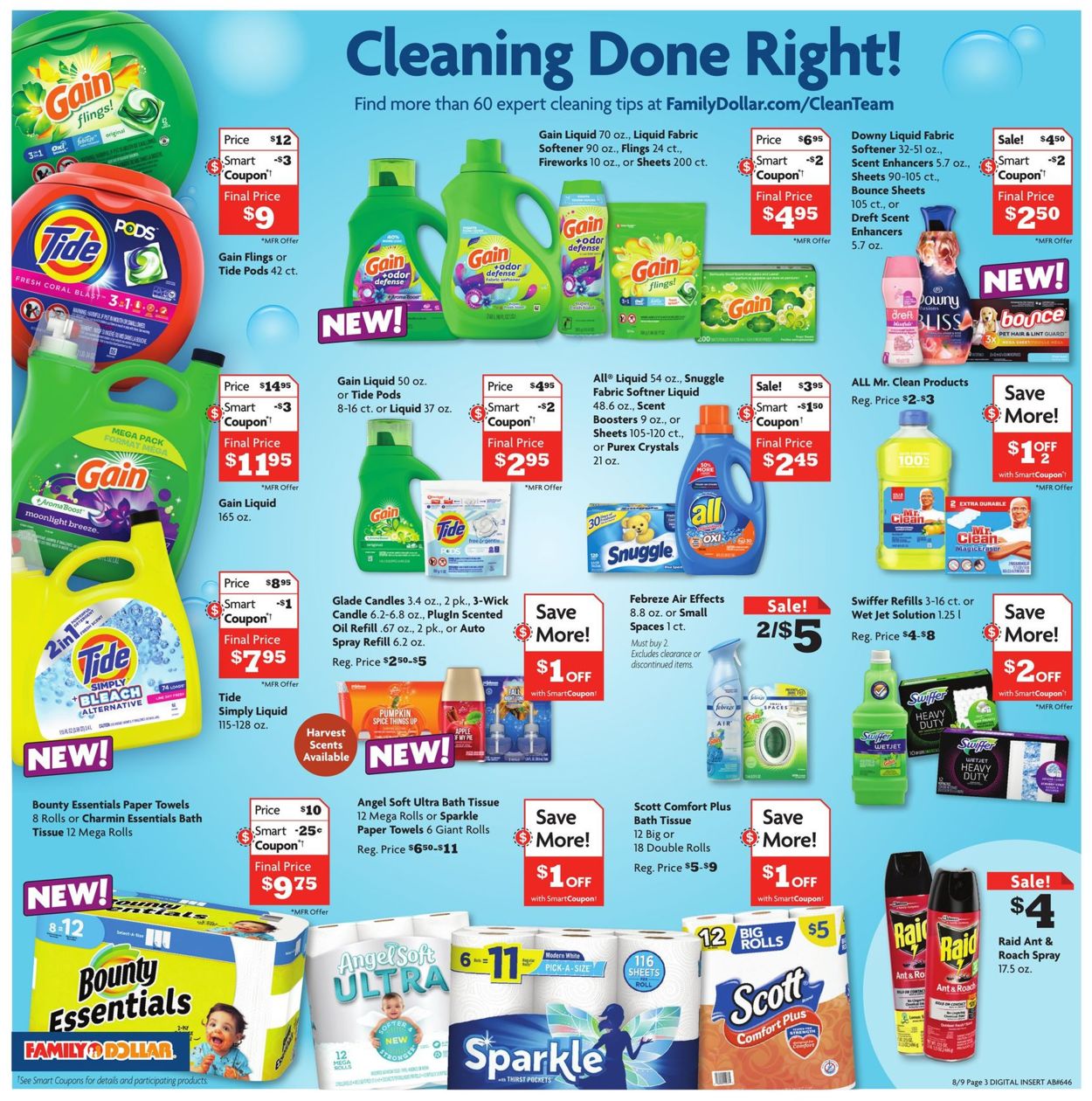 Family Dollar Ad from 08/09/2021