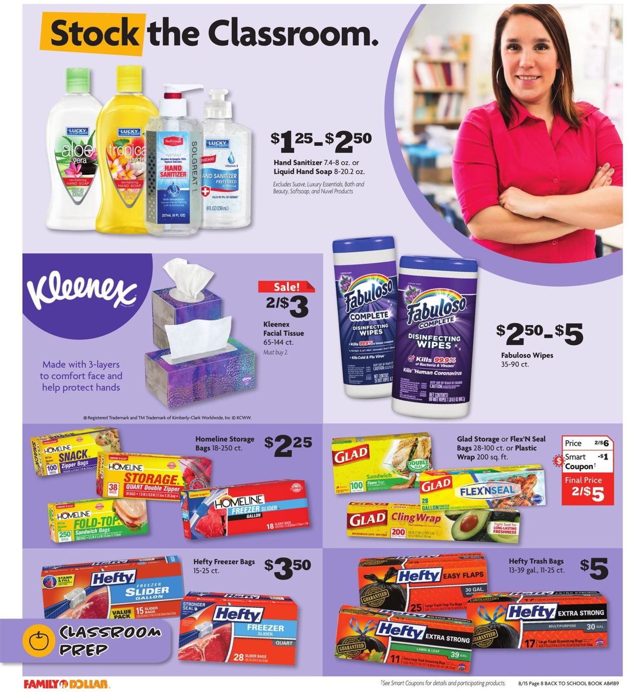 Family Dollar Ad from 08/15/2021