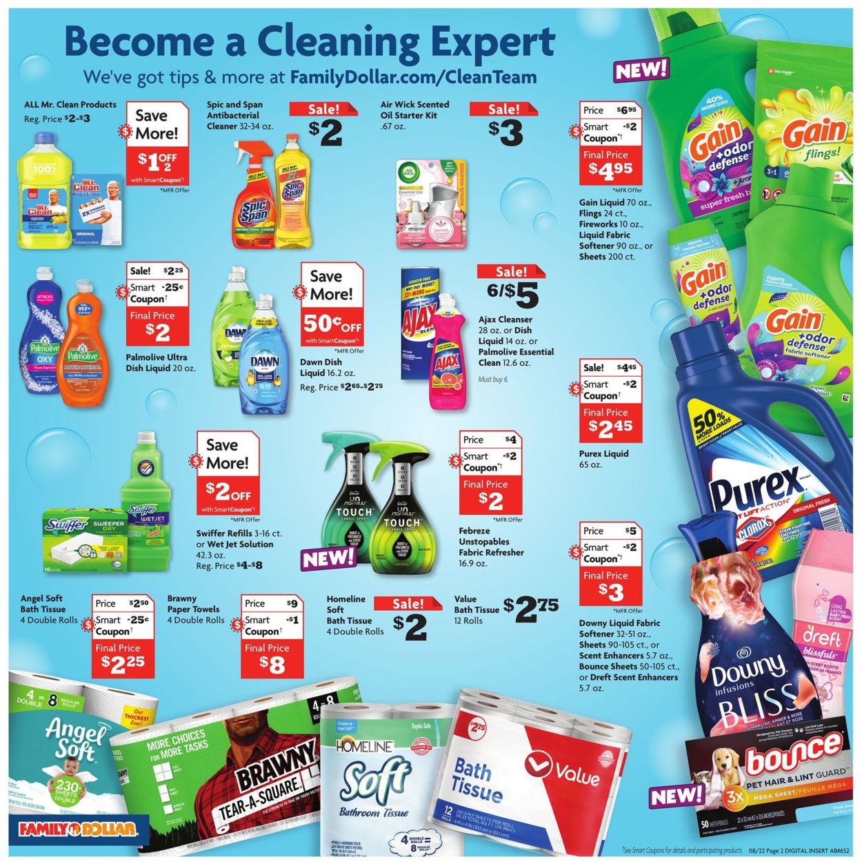 Family Dollar Ad from 08/22/2021