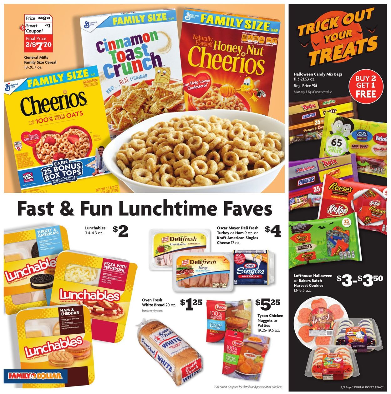 Family Dollar Ad from 09/07/2021