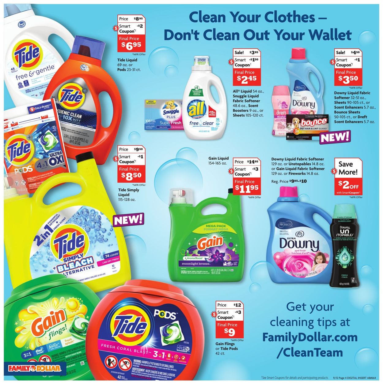 Family Dollar Ad from 09/12/2021