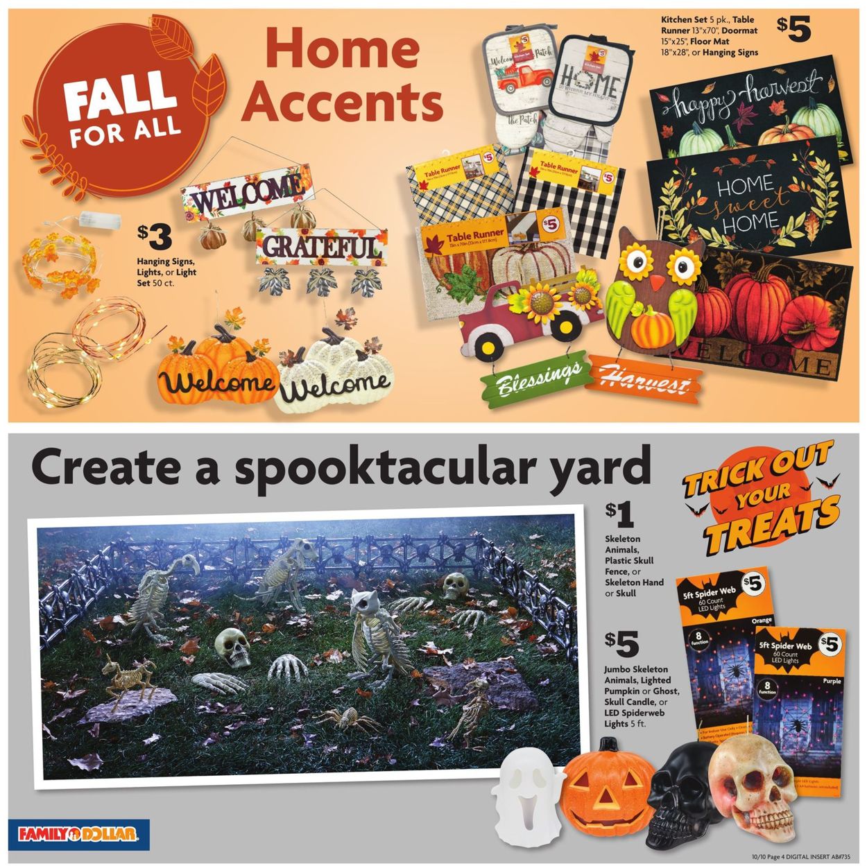 Family Dollar Ad from 10/10/2021