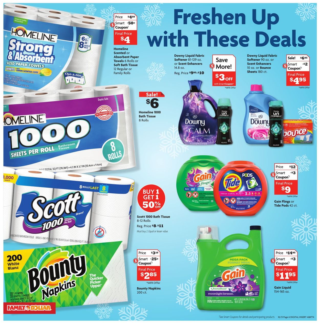 Family Dollar Ad from 10/31/2021