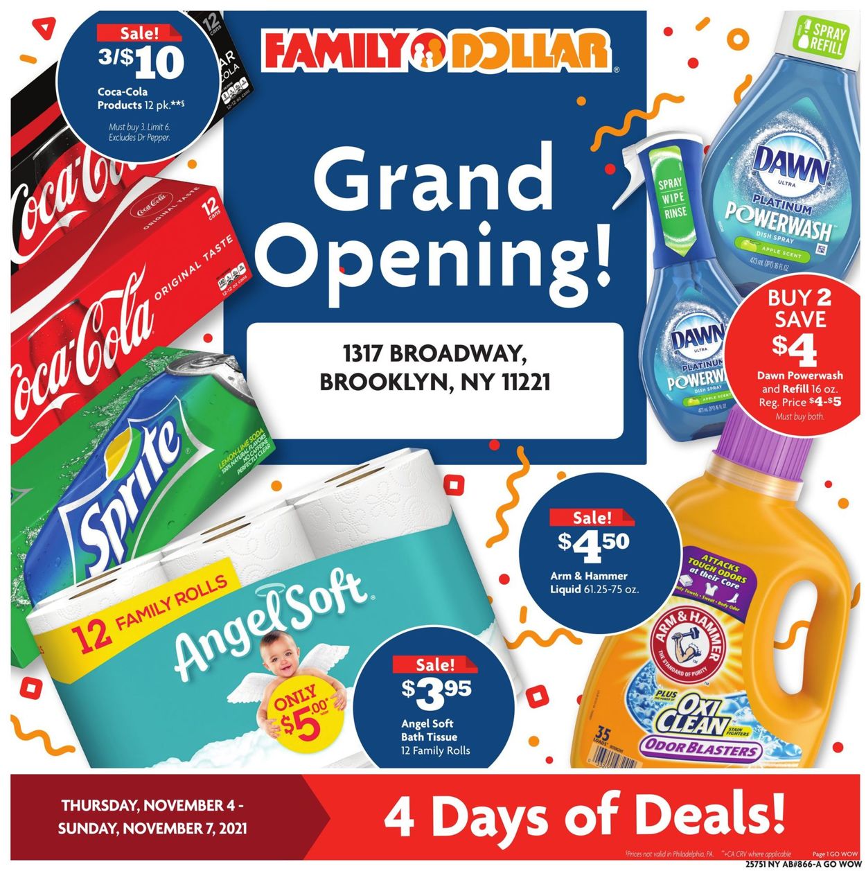 Family Dollar Ad from 11/04/2021