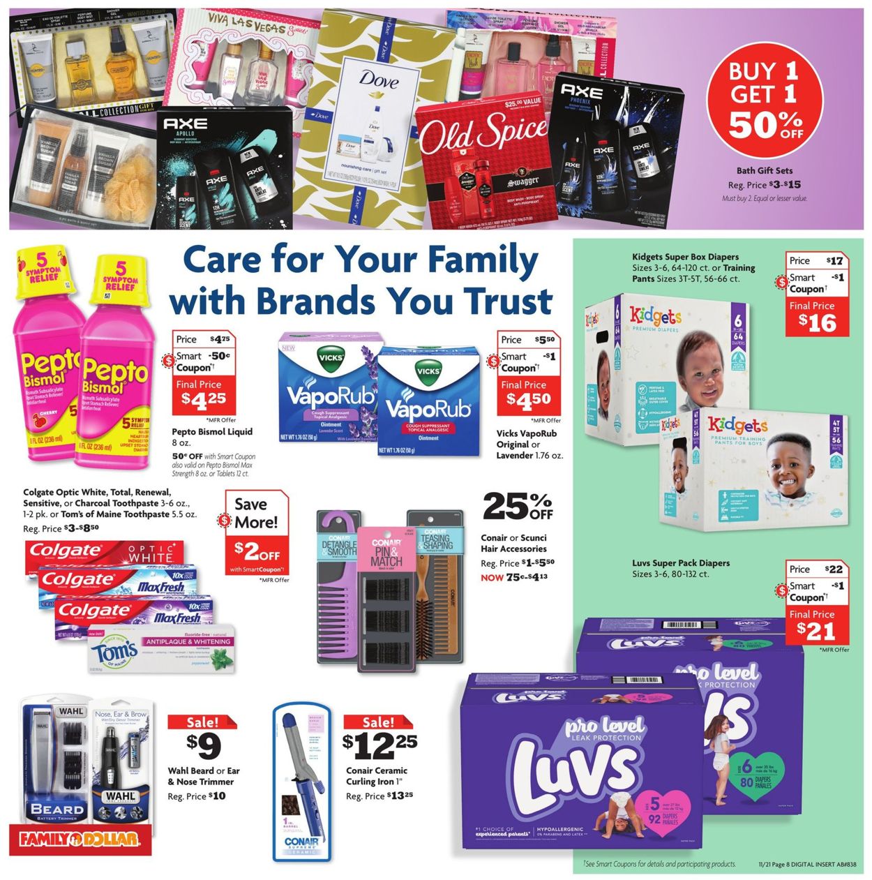 Family Dollar Ad from 11/21/2021