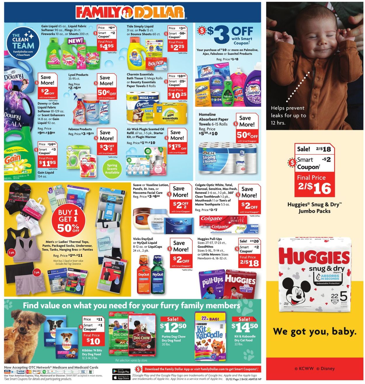 Family Dollar Ad from 01/02/2022