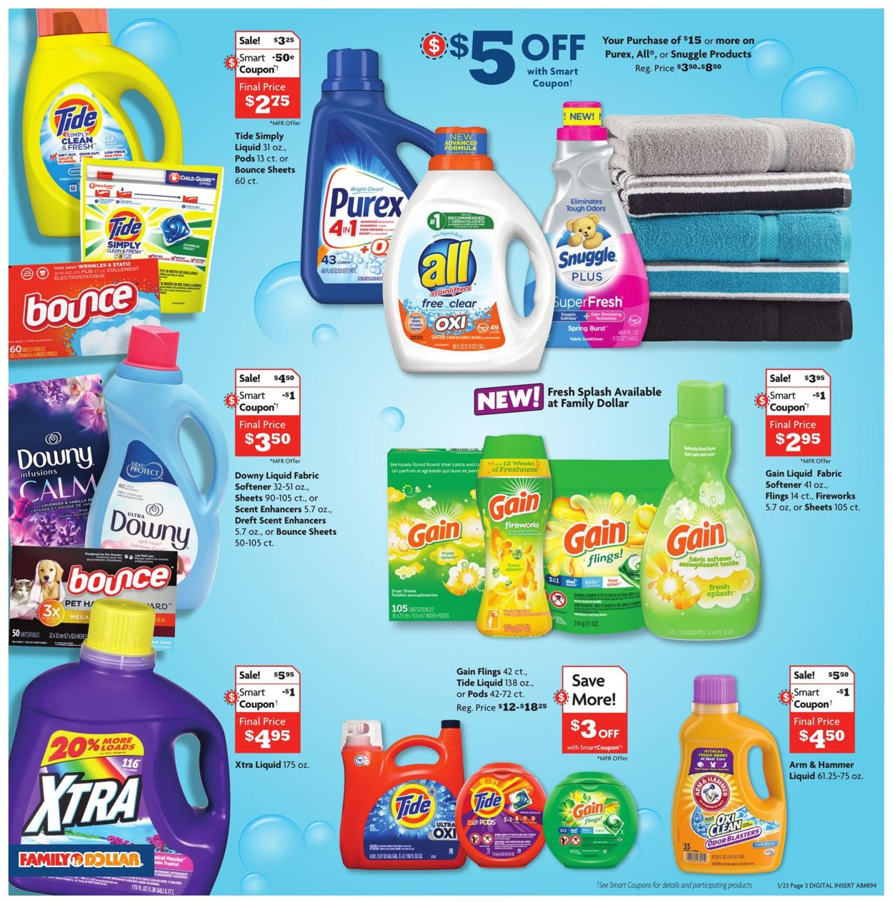 Family Dollar Ad from 01/23/2022