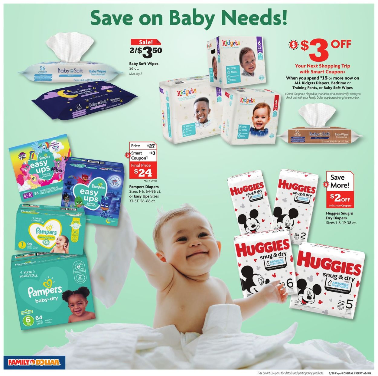 Family Dollar Ad from 08/28/2022