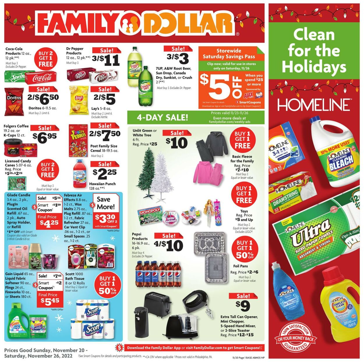 Family Dollar Current weekly ad 11/20 11/26/2022