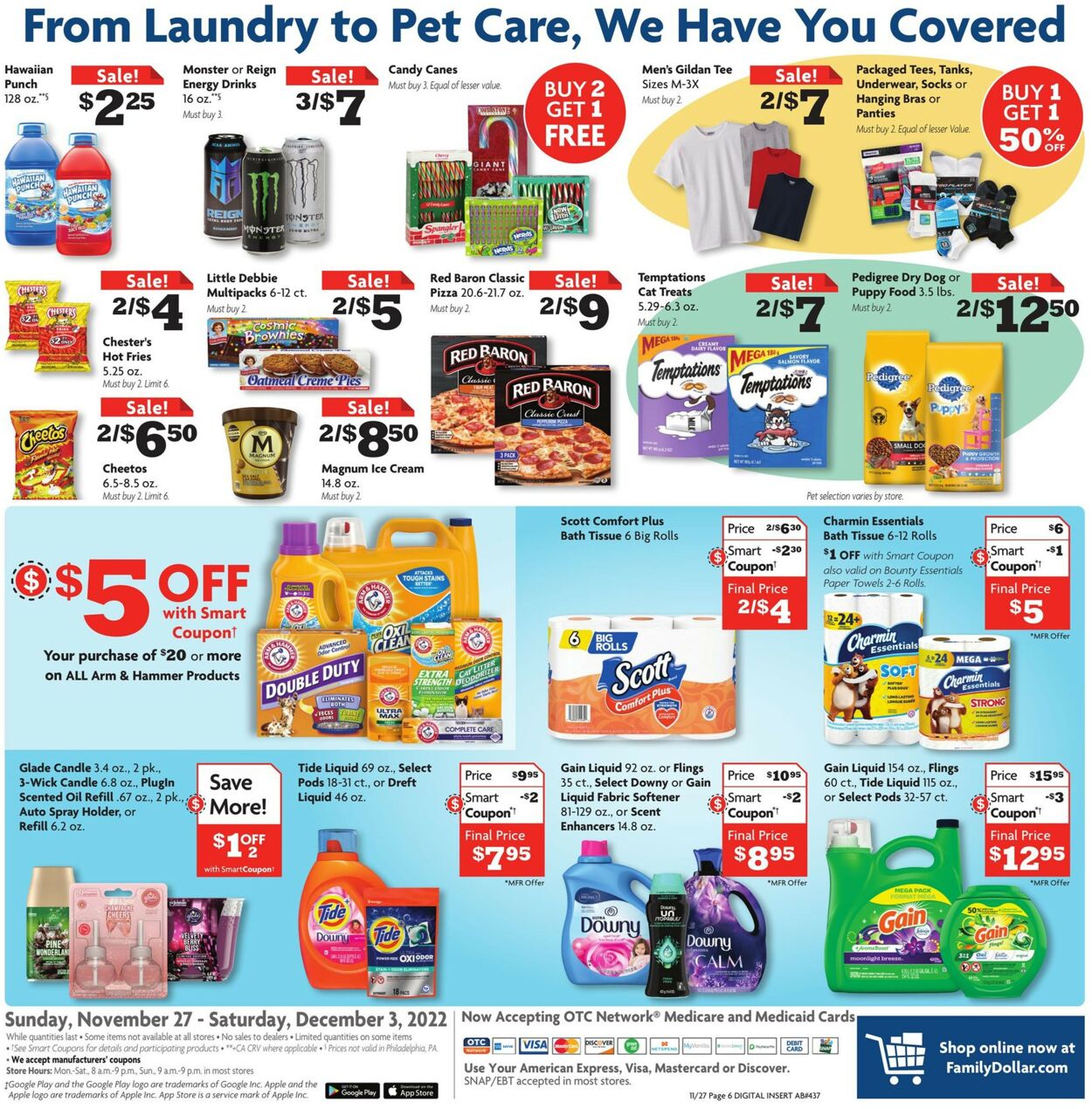 Family Dollar Ad from 11/27/2022