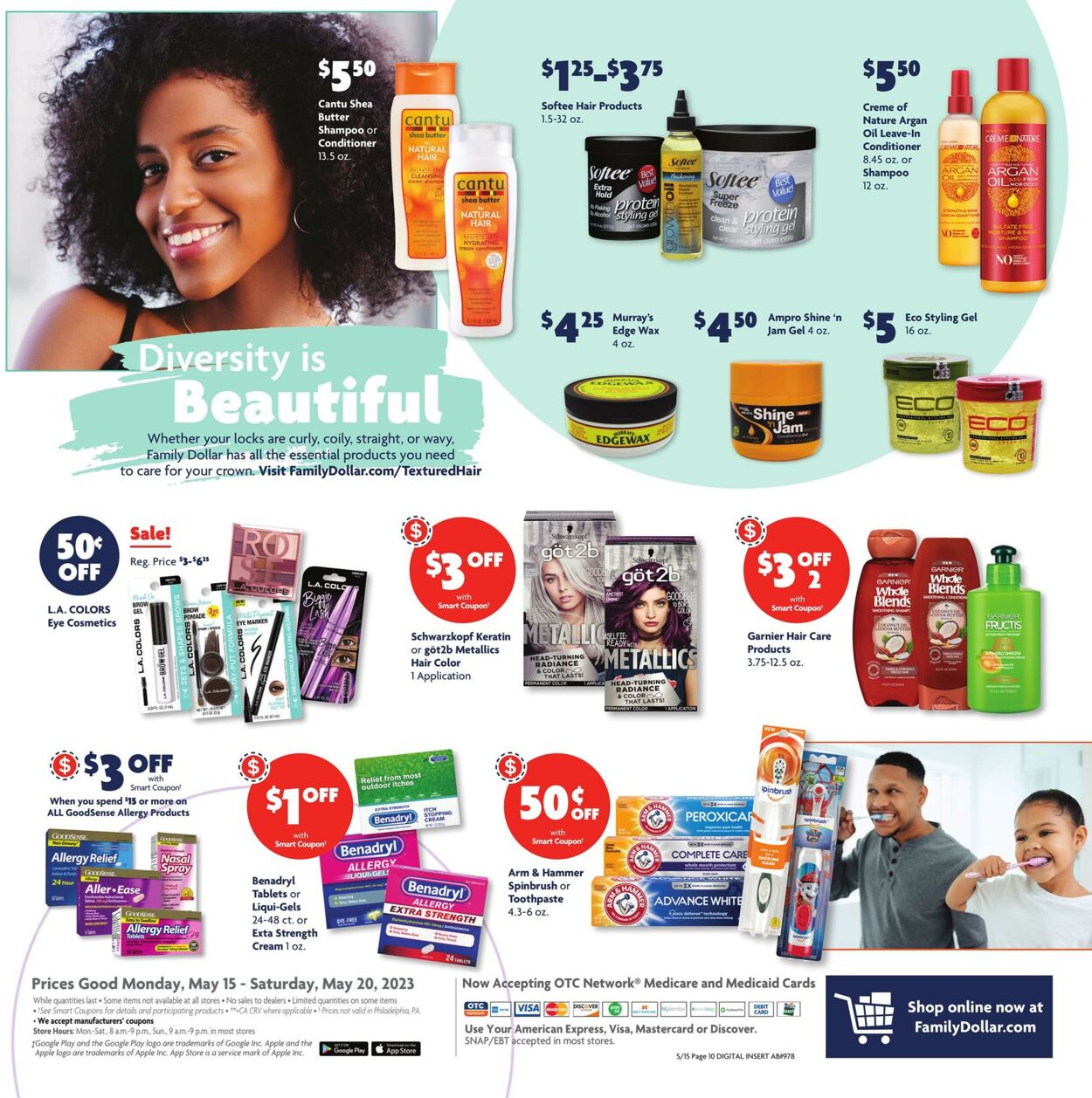 Family Dollar Ad from 05/15/2023