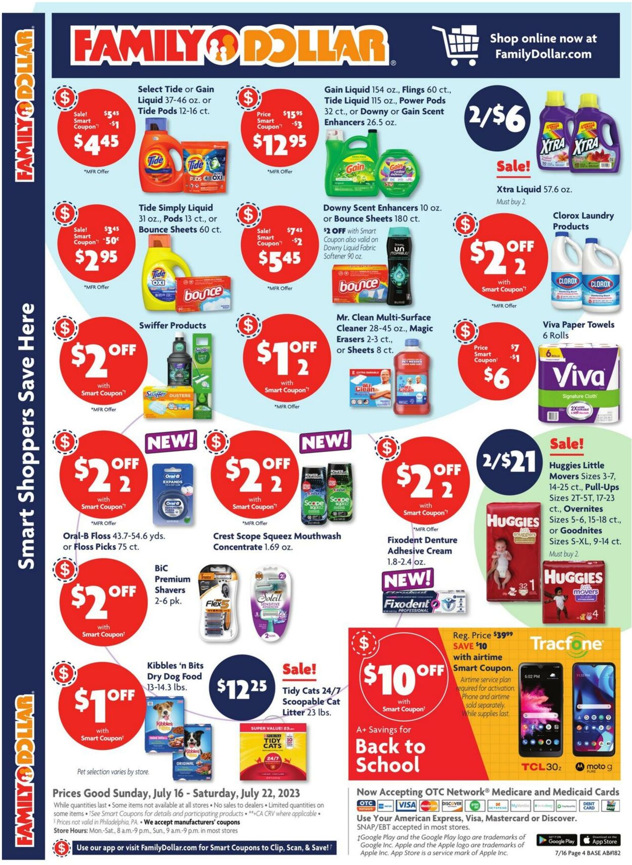 Family Dollar Ad from 07/16/2023