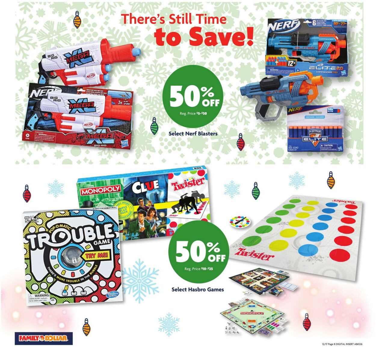 Family Dollar Ad from 12/17/2023