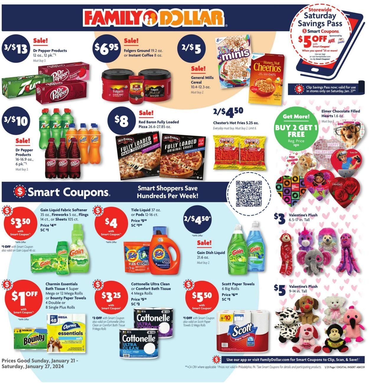 Family Dollar Ad from 01/21/2024