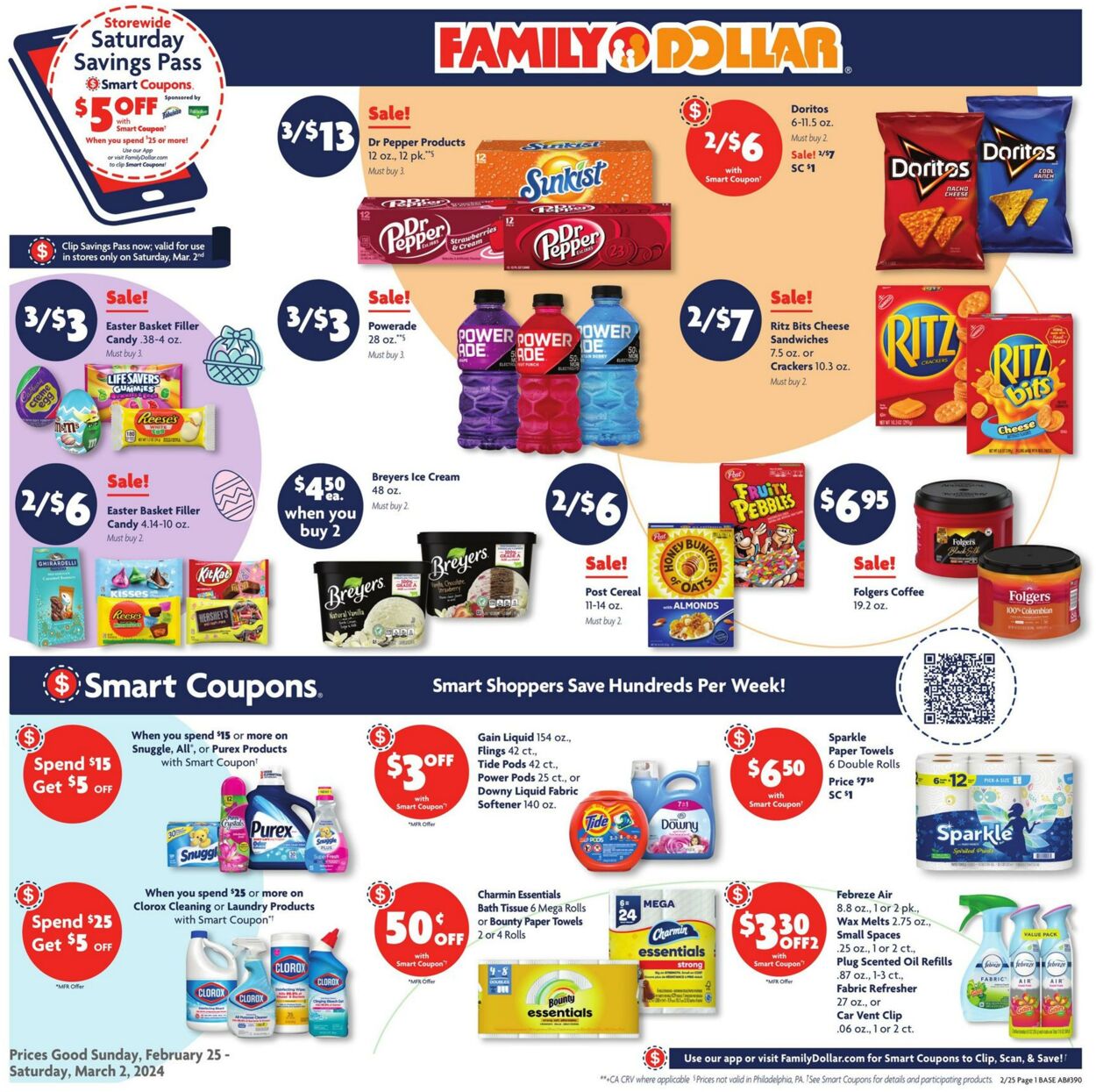 Family Dollar Ad from 02/25/2024