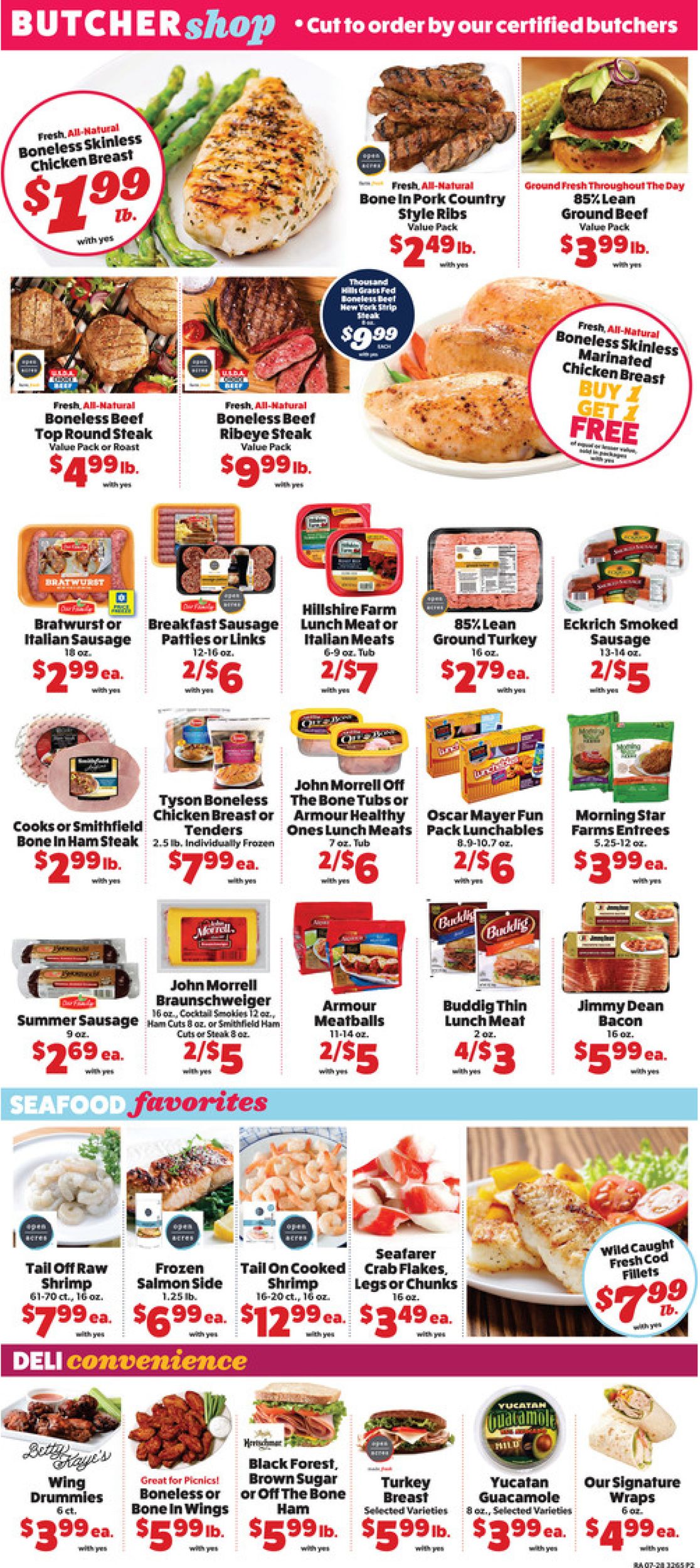 Family Fare Ad from 07/31/2019