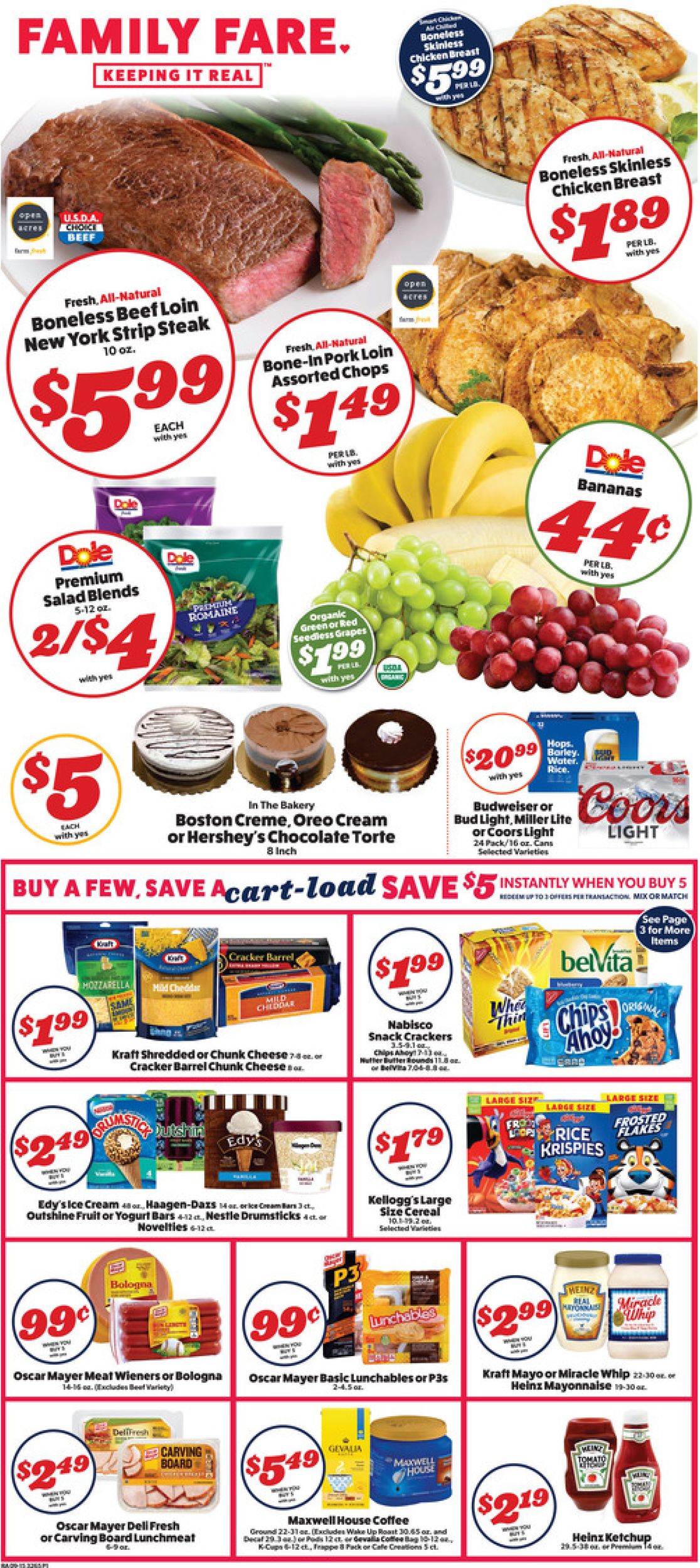 Family Fare Ad from 09/18/2019