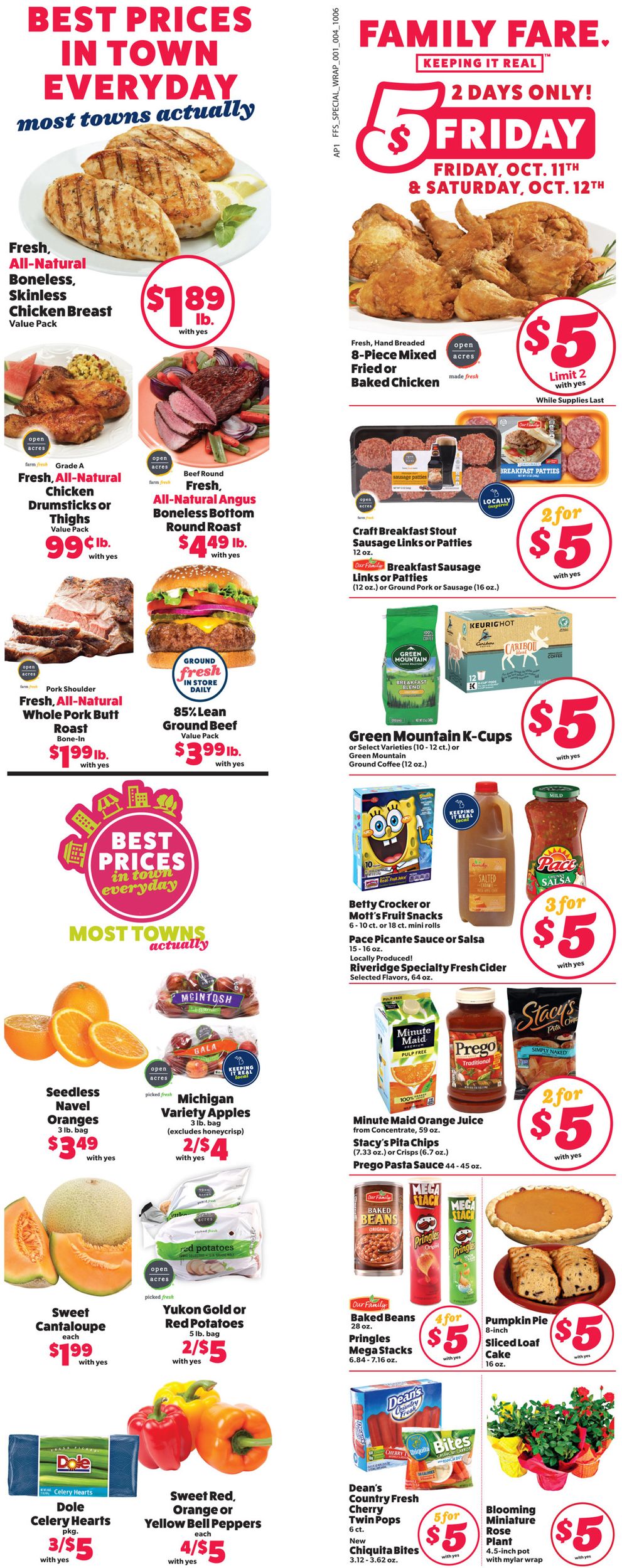 Family Fare Ad from 10/06/2019