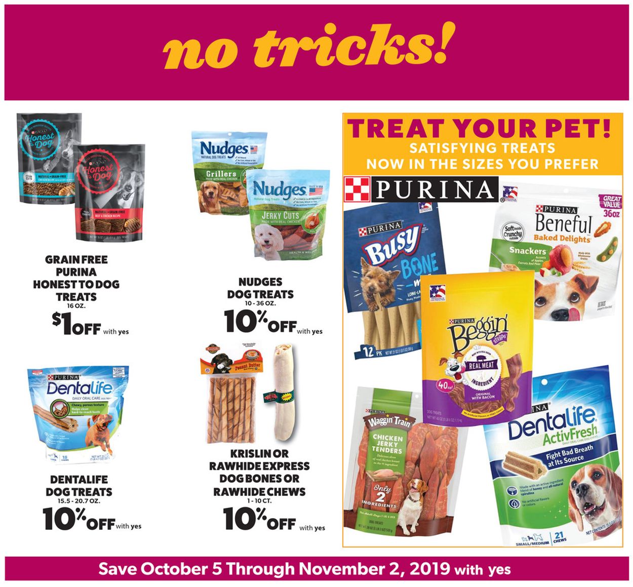 Family Fare Ad from 10/05/2019