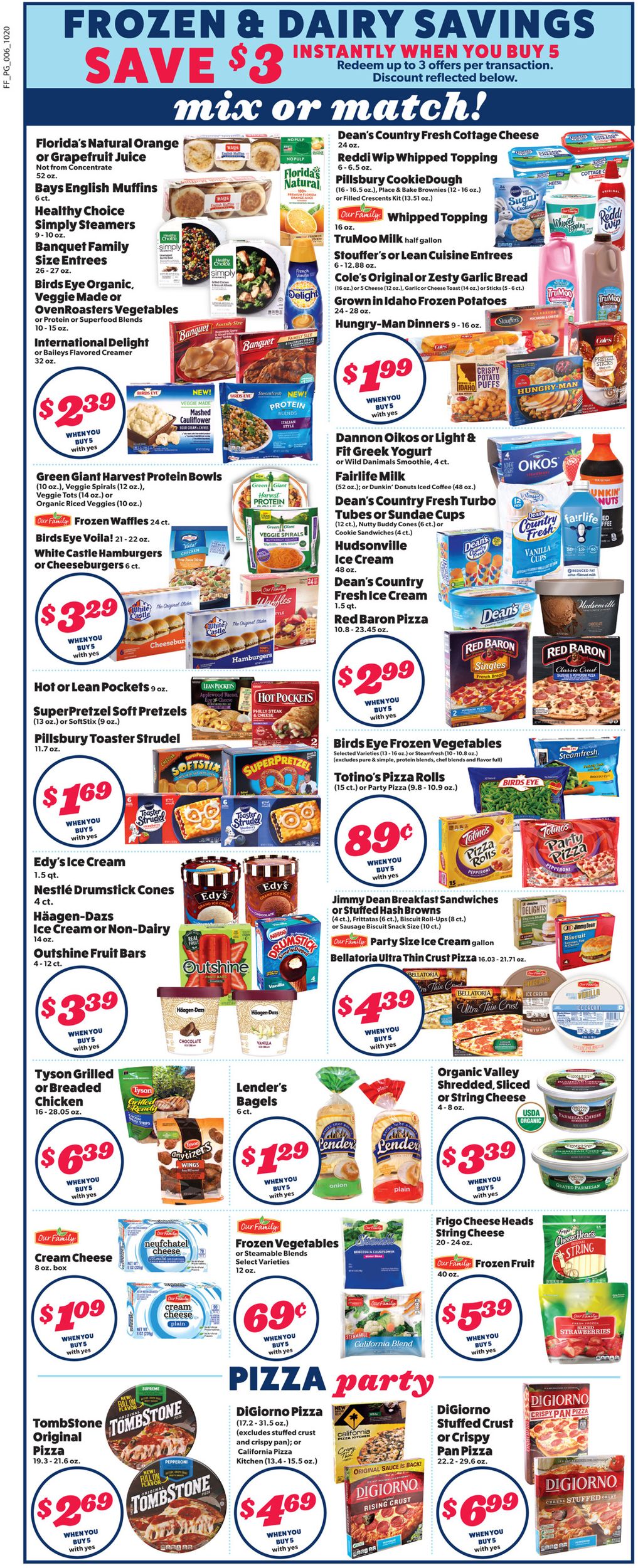 Family Fare Ad from 10/20/2019