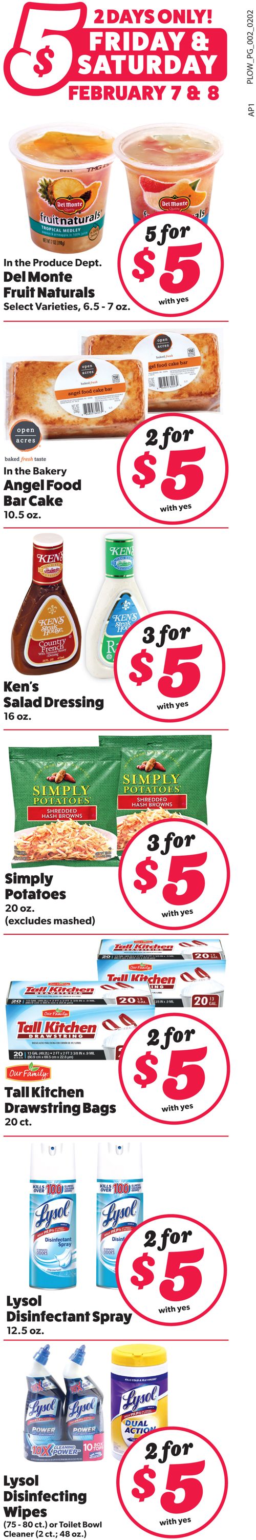 Family Fare Ad from 02/02/2020