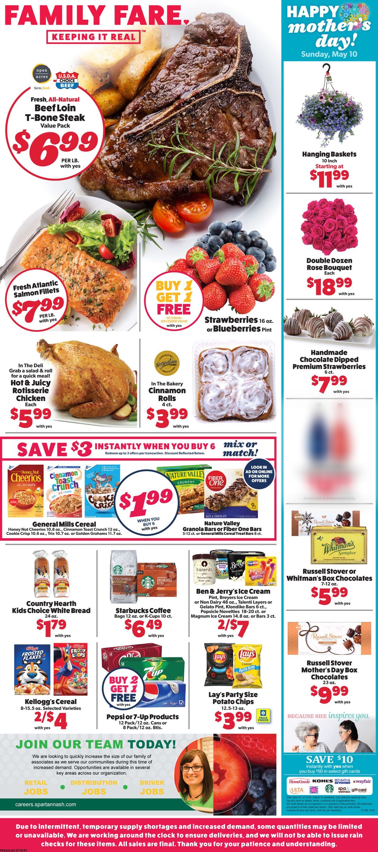 Family Fare Ad from 05/06/2020
