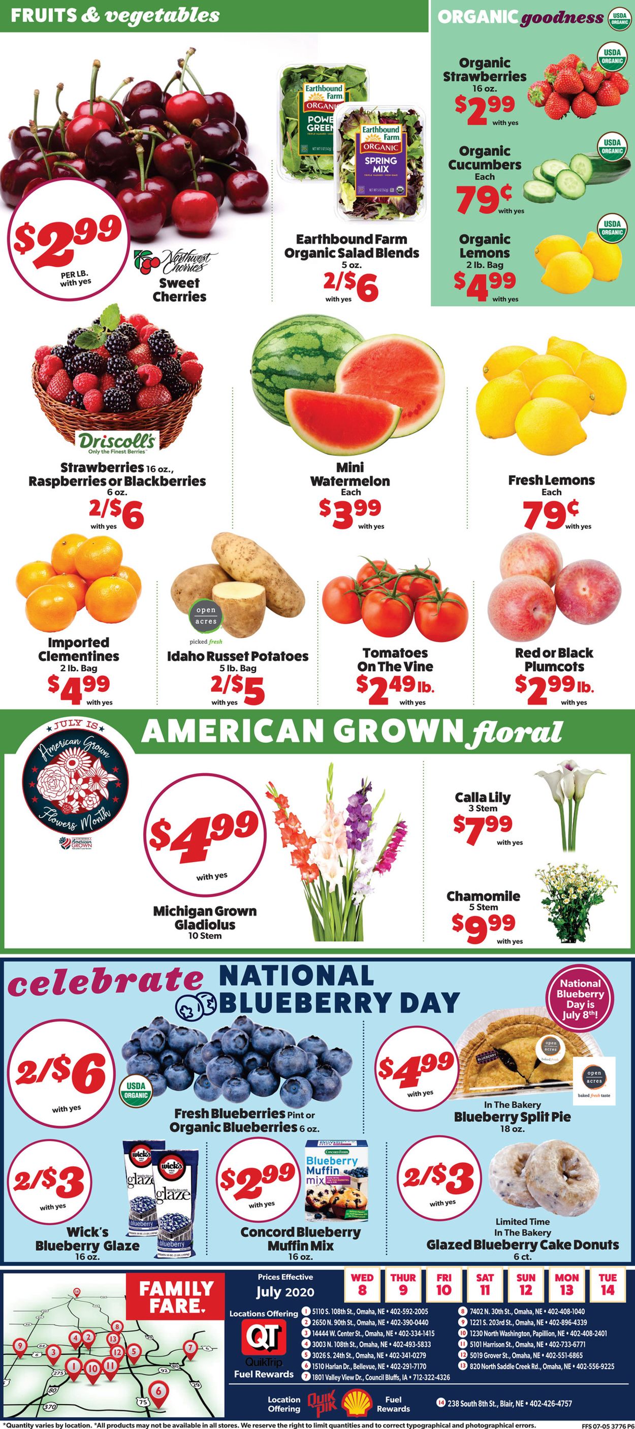 Family Fare Ad from 07/08/2020