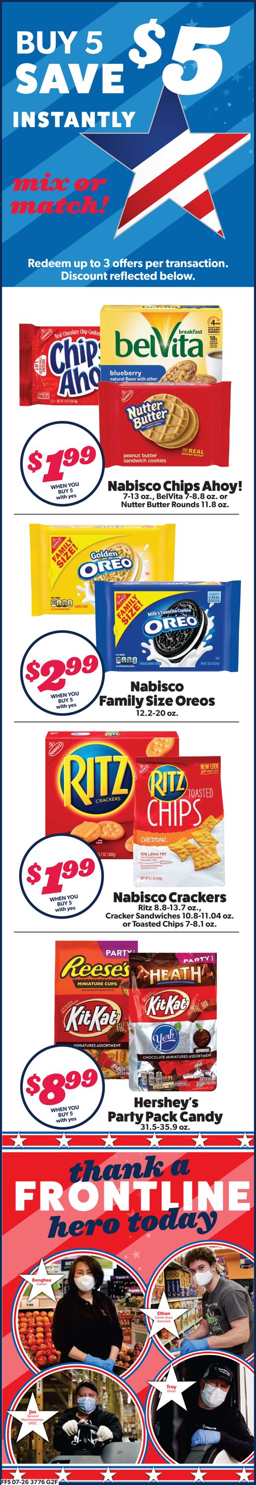 Family Fare Ad from 07/29/2020