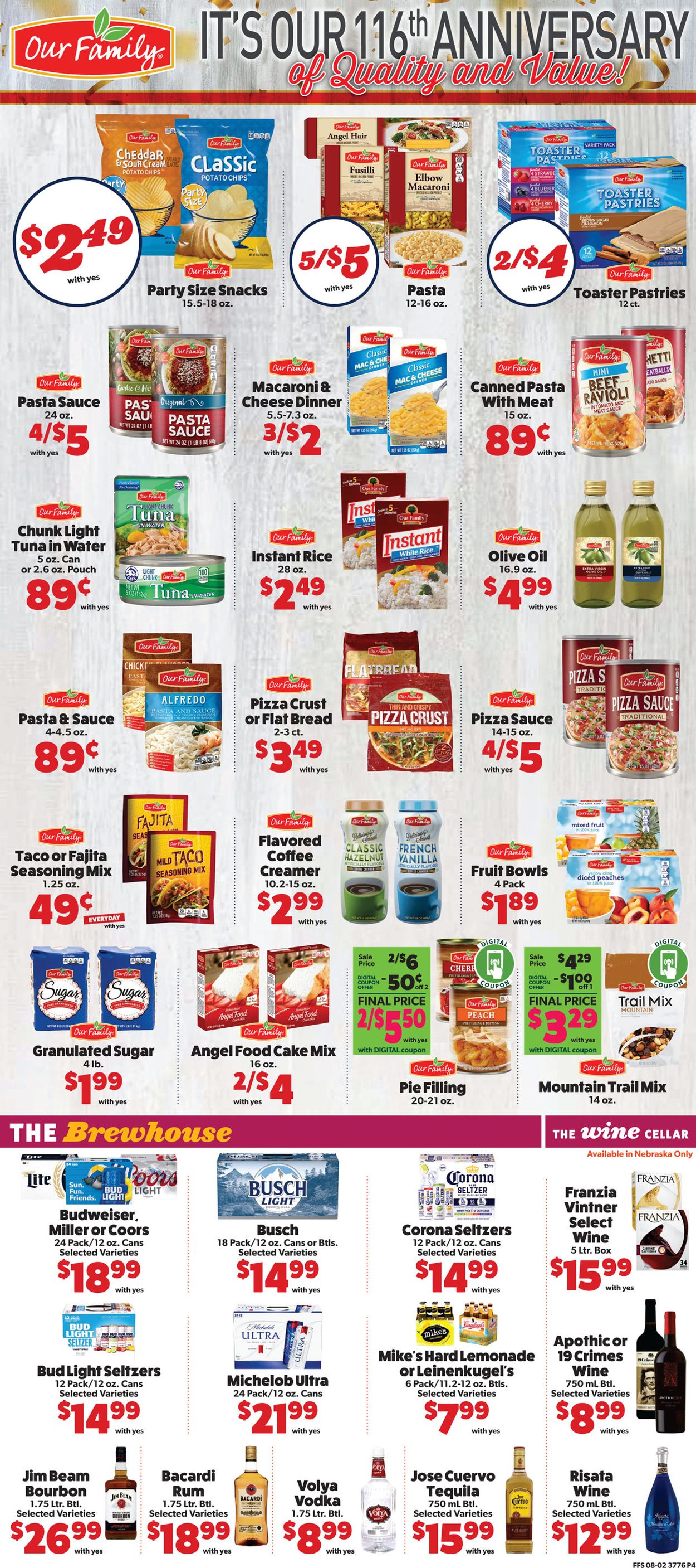 Family Fare Ad from 08/05/2020