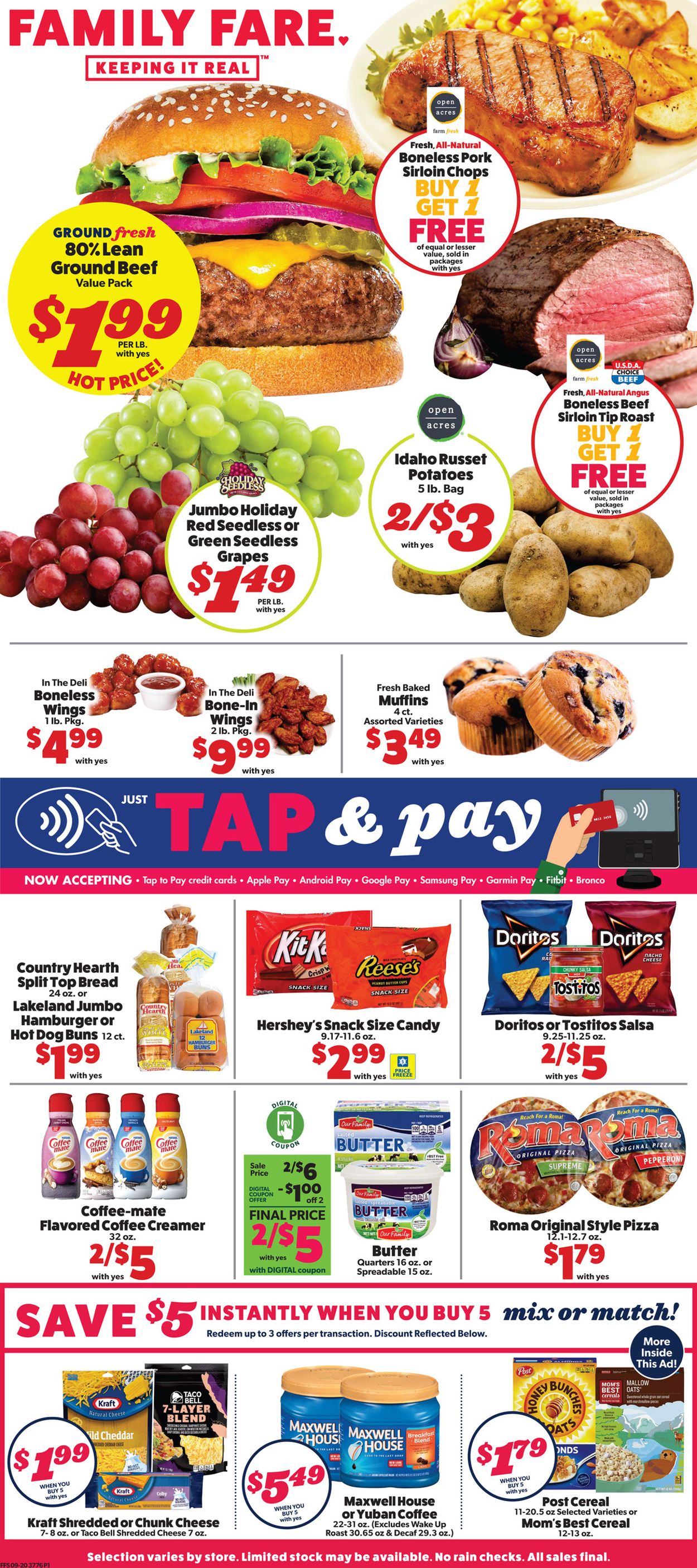 Family Fare Ad from 09/23/2020