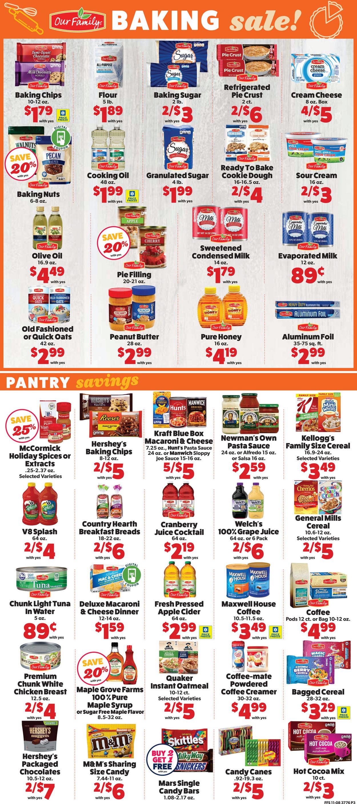 Family Fare Ad from 11/11/2020