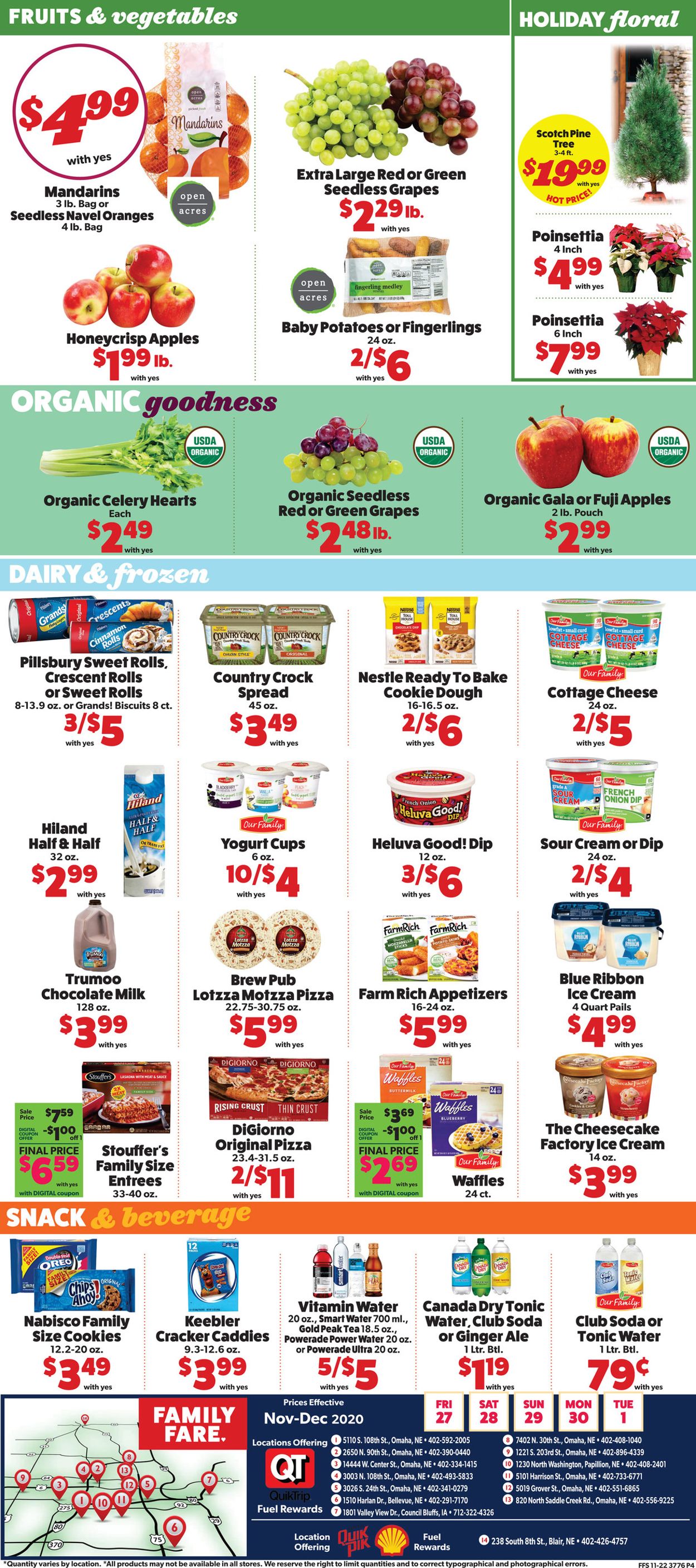 Family Fare Ad from 11/27/2020