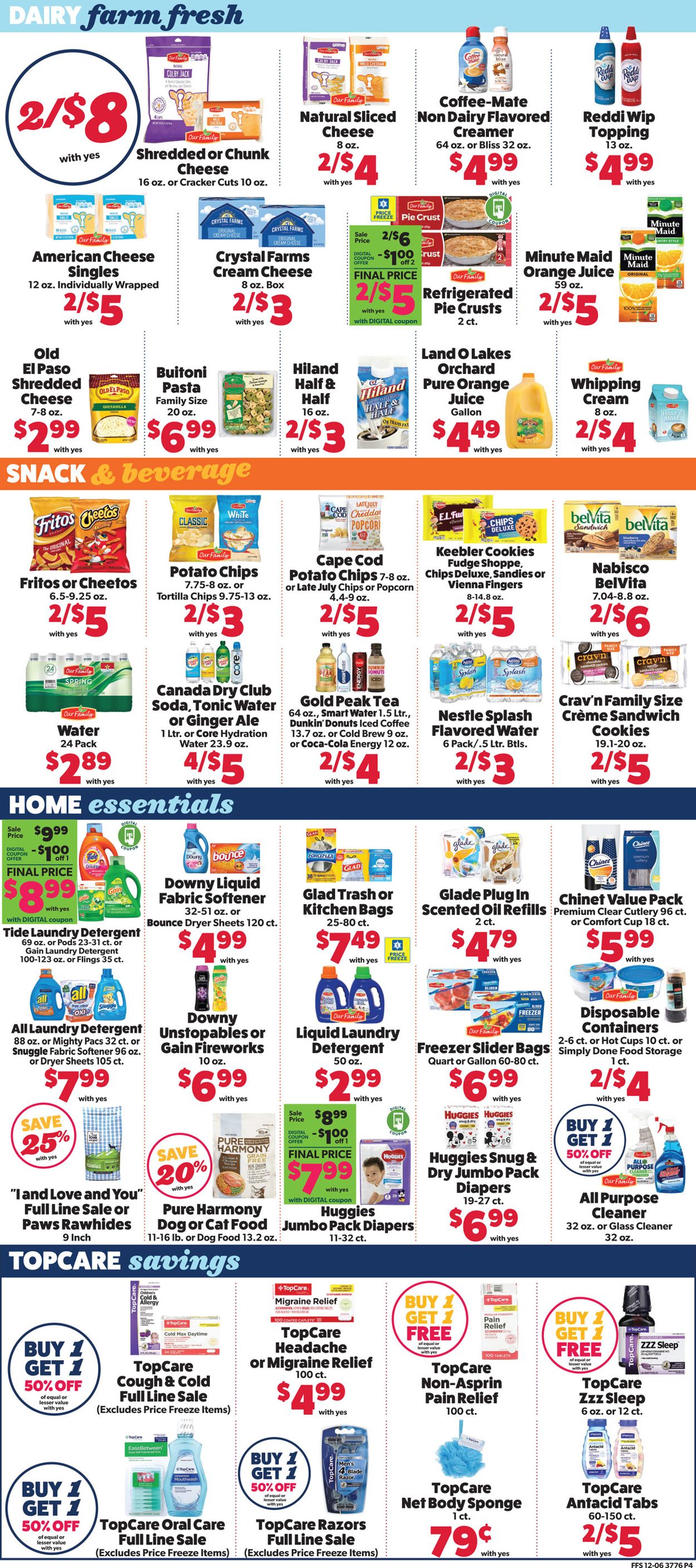 Family Fare Ad from 12/09/2020