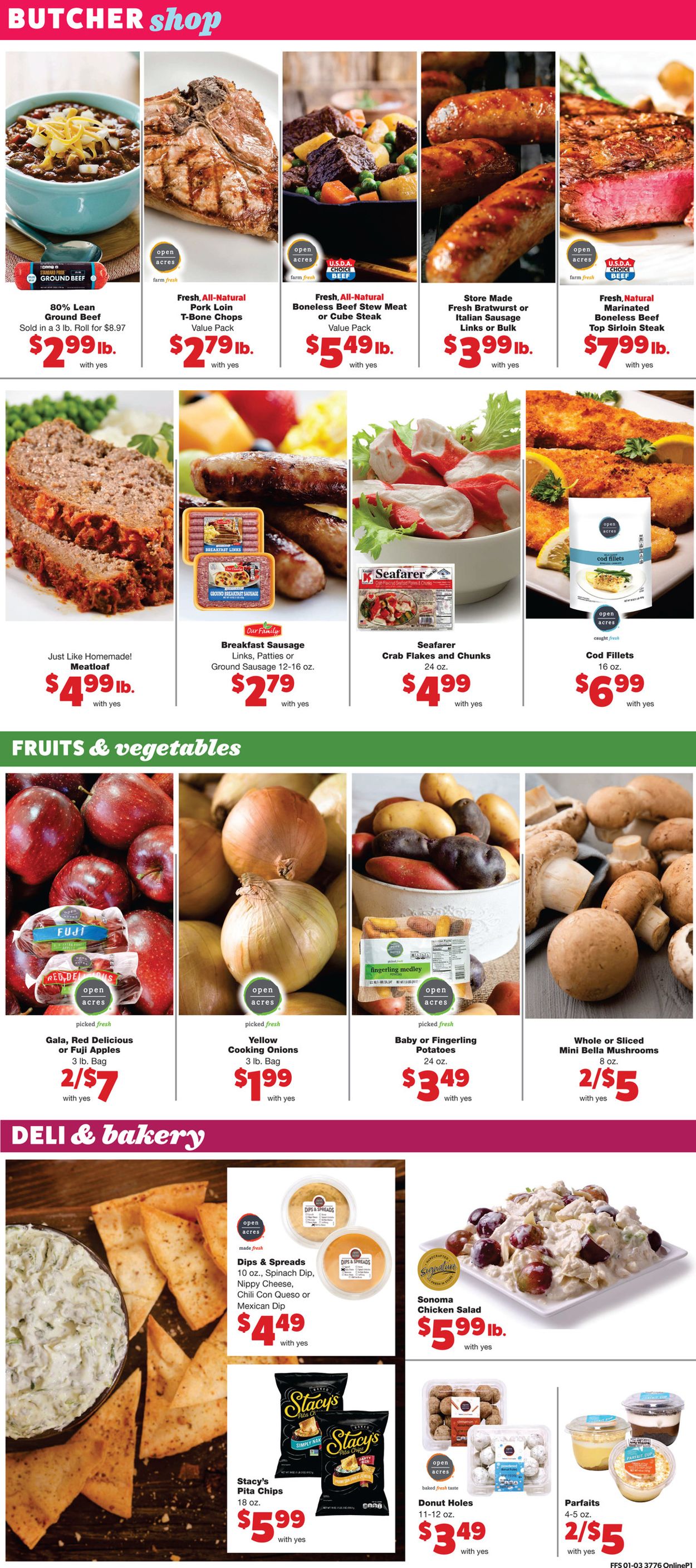 Family Fare Ad from 01/06/2021