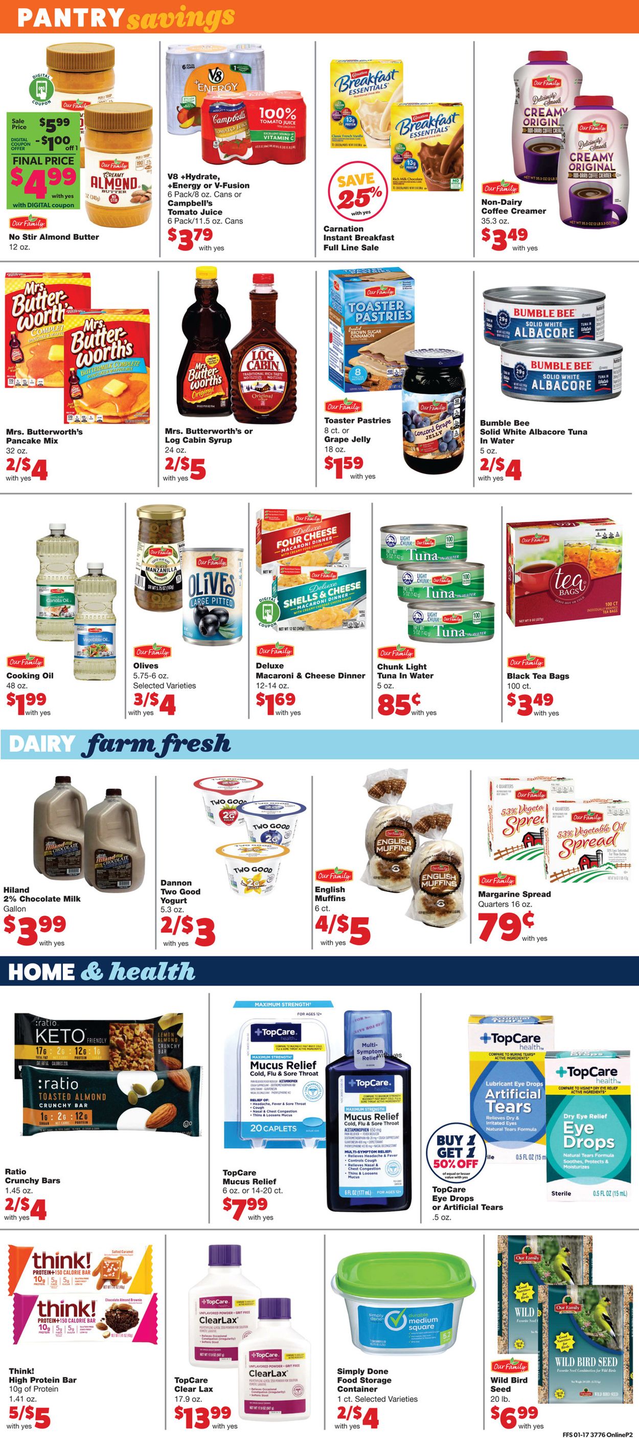 Family Fare Ad from 01/20/2021
