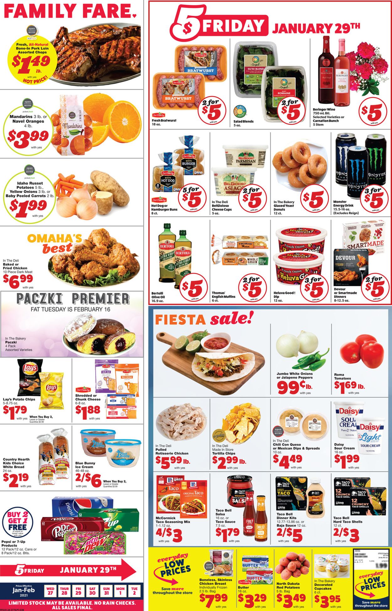Family Fare Ad from 01/27/2021