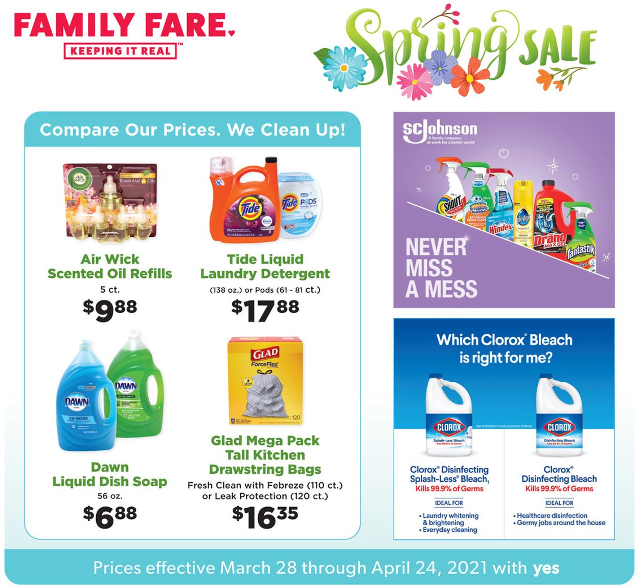Family Fare Ad from 03/28/2021