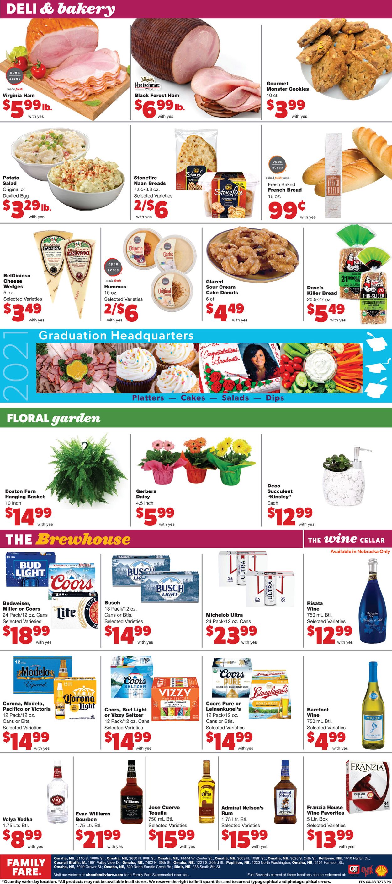 Family Fare Ad from 04/21/2021