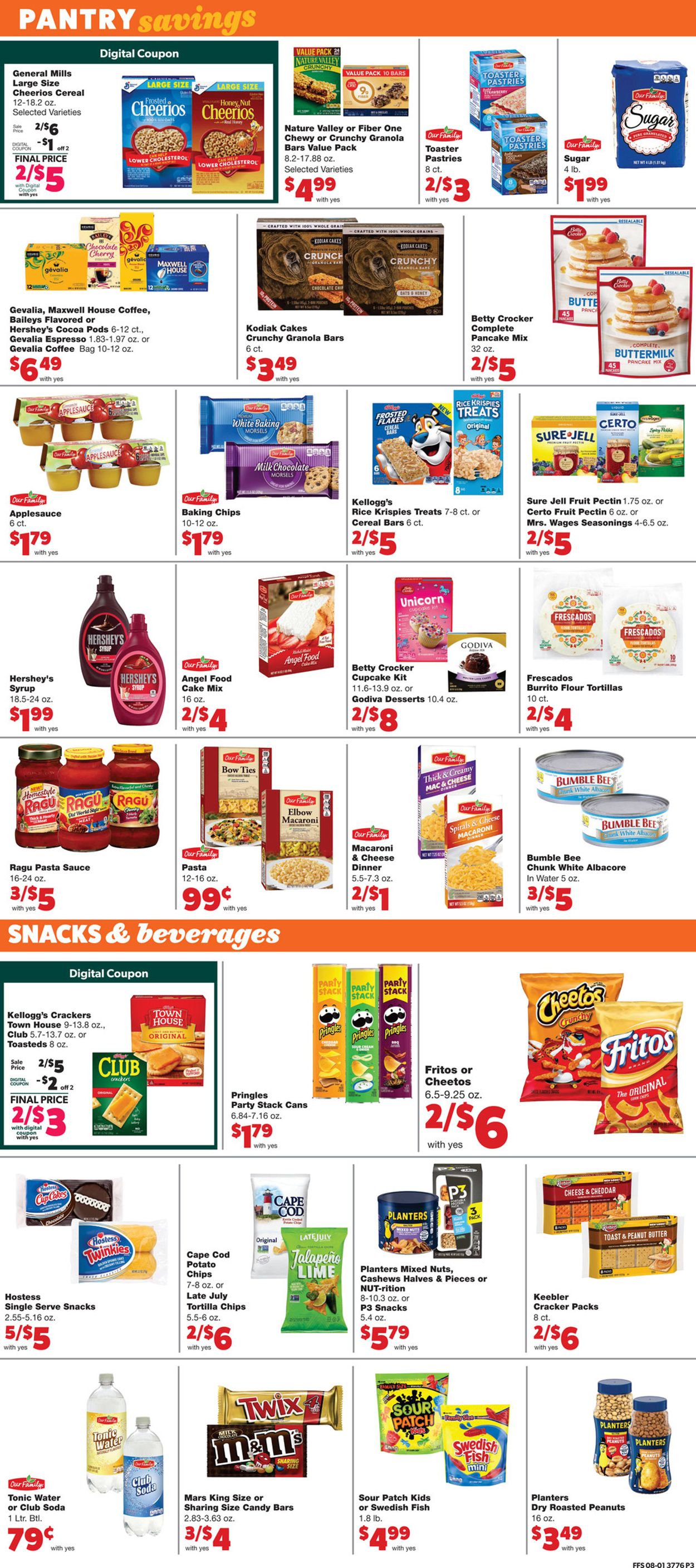 Family Fare Ad from 08/04/2021