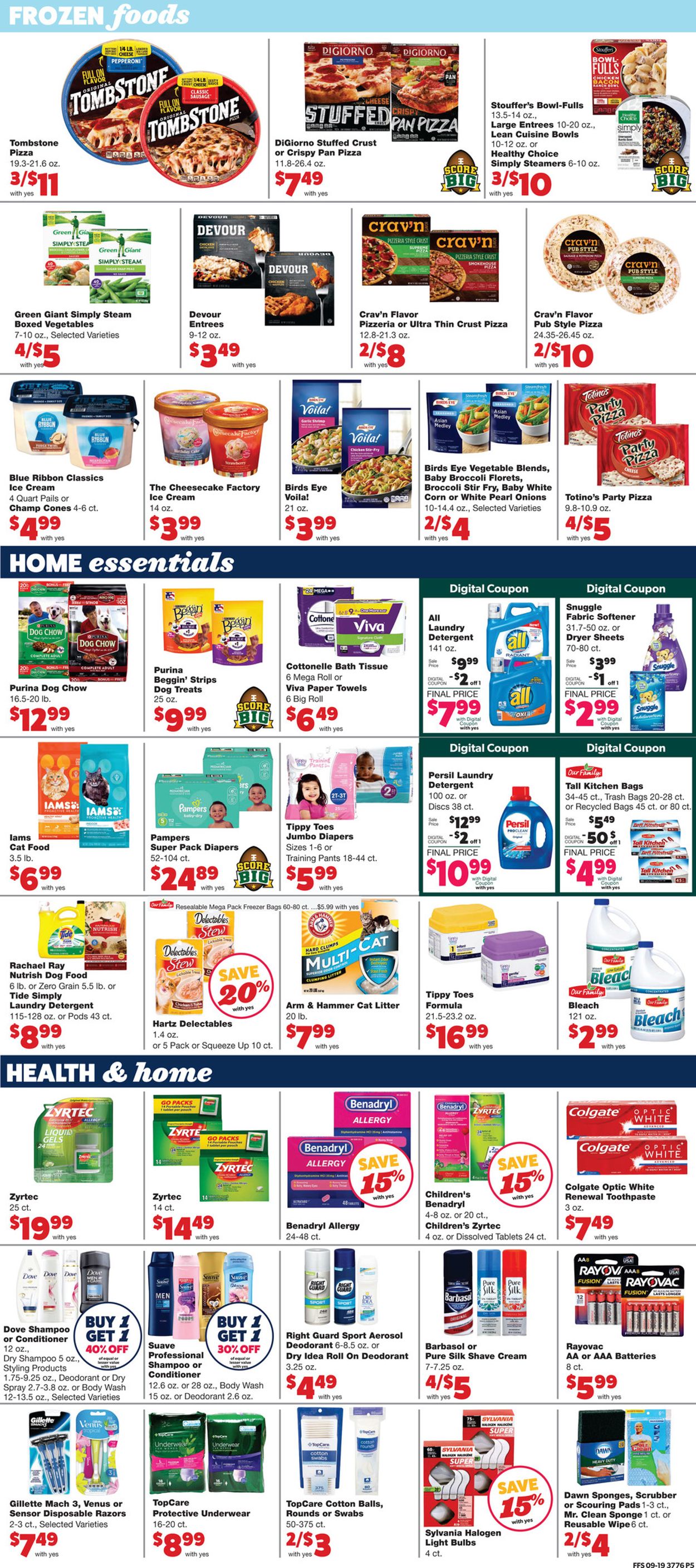 Family Fare Ad from 09/22/2021