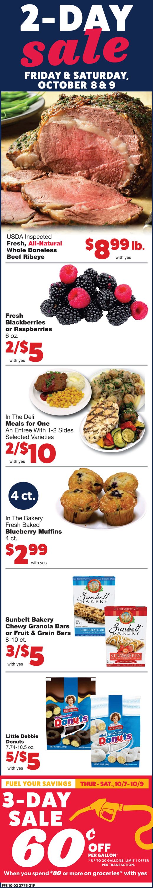 Family Fare Ad from 10/06/2021