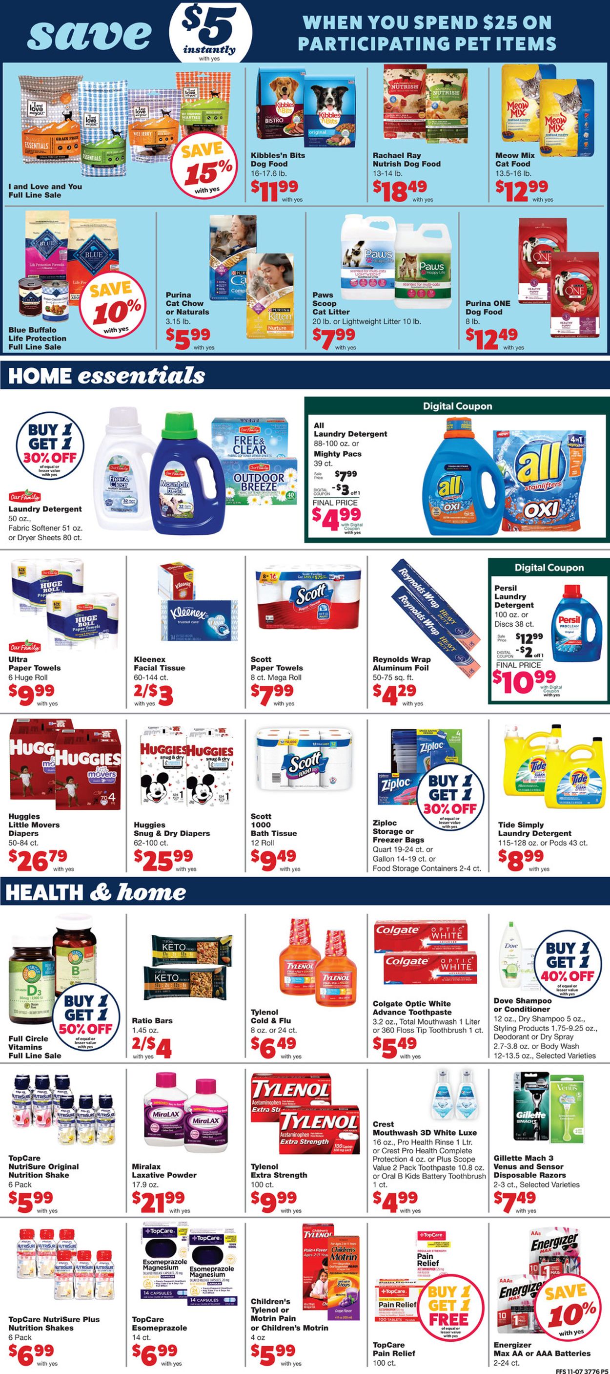 Family Fare Ad from 11/10/2021
